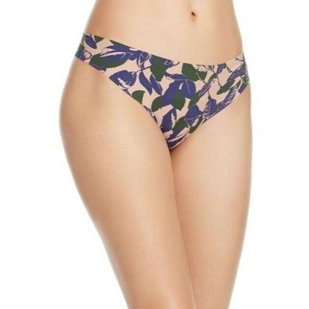 CALVIN KLEIN Invisible Thong Panty, Women's Printed Underwear  - July Floral, XL